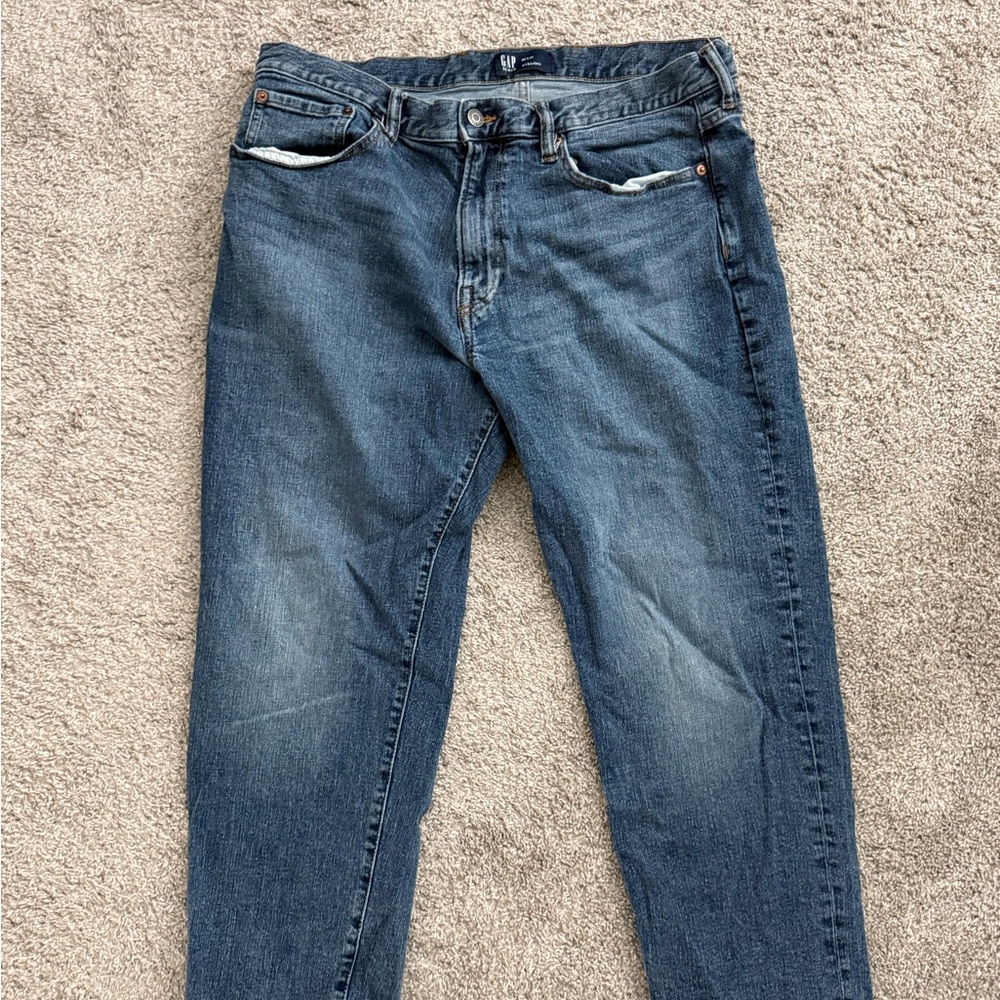 Gap Straight 38x30 Blue Denim Jeans